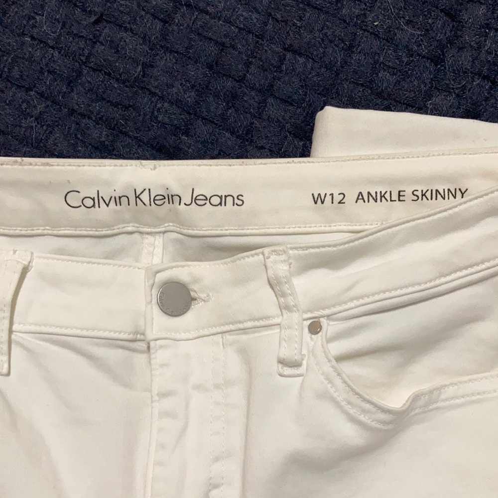 White CK jeans - Picture 2 of 2